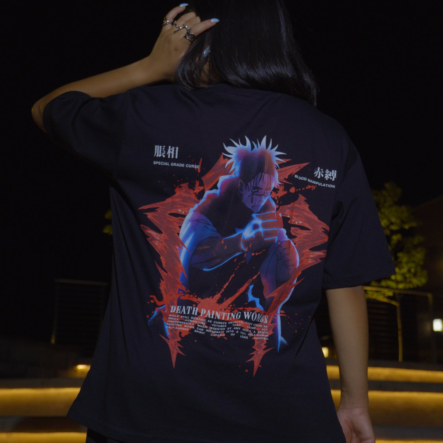 FLOW LIKE BLOOD OVERSIZED TEE