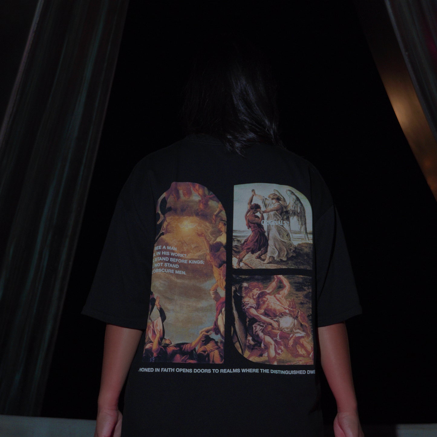 HONED IN FAITH OVERSIZED TEES
