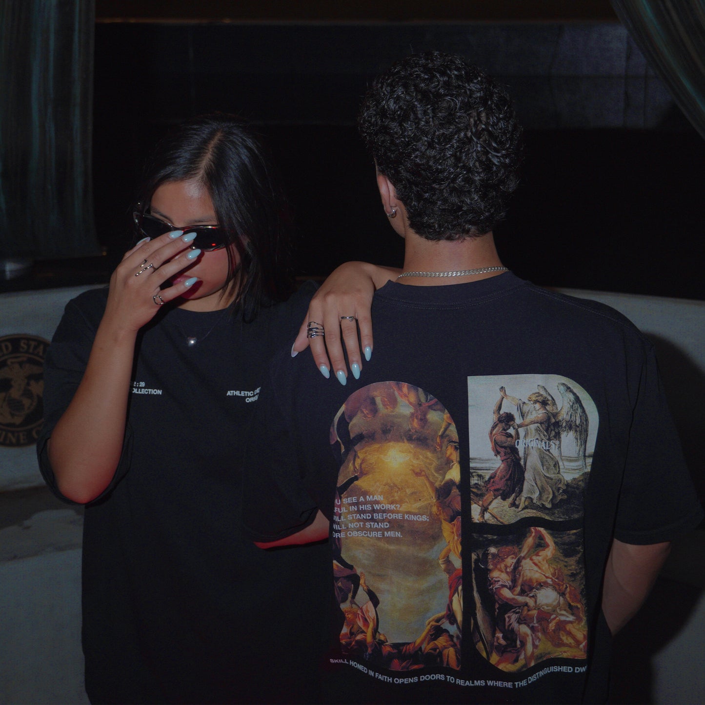HONED IN FAITH OVERSIZED TEES